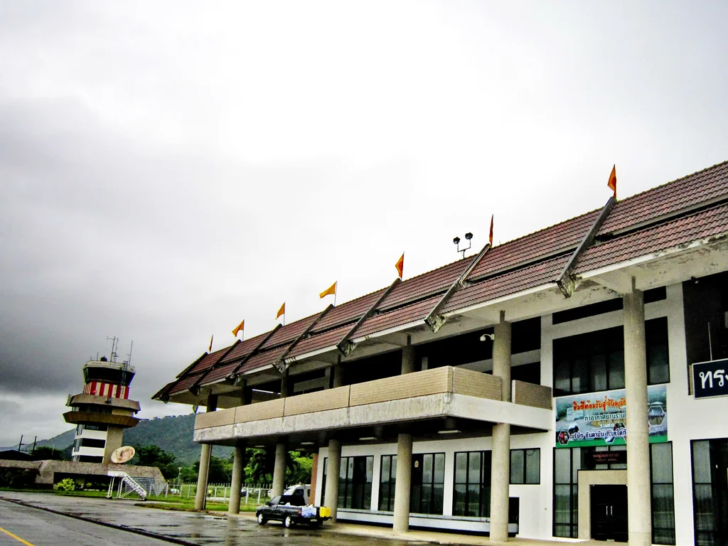 Terminal building at Ranong Airport in southern Thailand